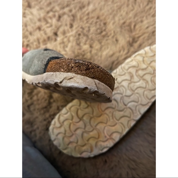 Light Blue Leather Birkenstock’s - Picture 3 of 5